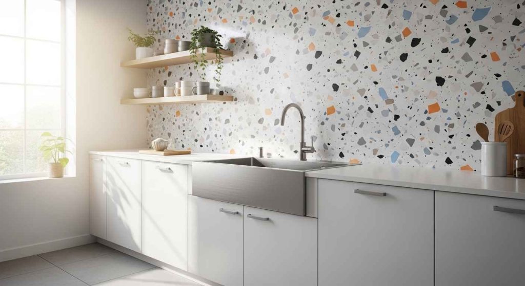 20 stylish terrazzo backsplash ideas that add fun flair