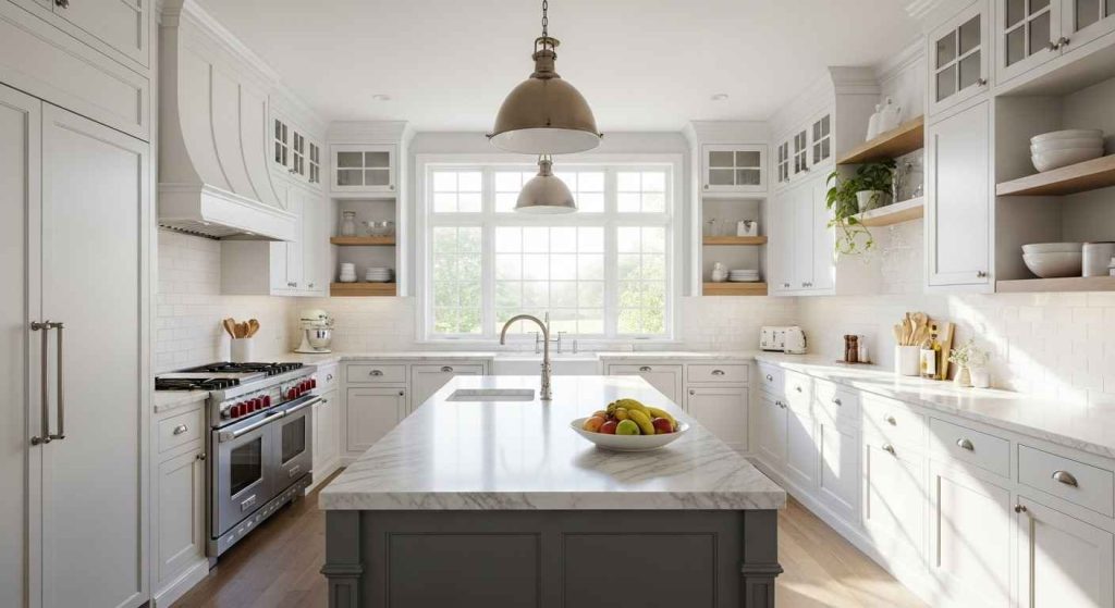 21 Fresh White Kitchen Furniture Ideas That Lift the Room
