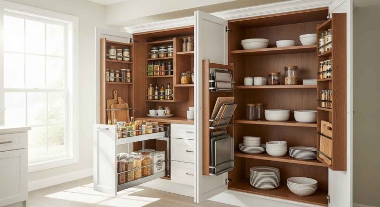 21 neat kitchen cabinet shelves that create order