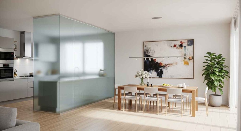 22 Modern Kitchen Partition Ideas That Improve Privacy