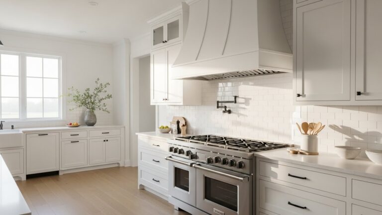 22 Stunning White Kitchen Hood Ideas That Add Drama