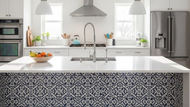 23 Bold Kitchen Island Backsplash Ideas That Add Pop 34 23 Bold Kitchen Island Backsplash Ideas That Add Pop