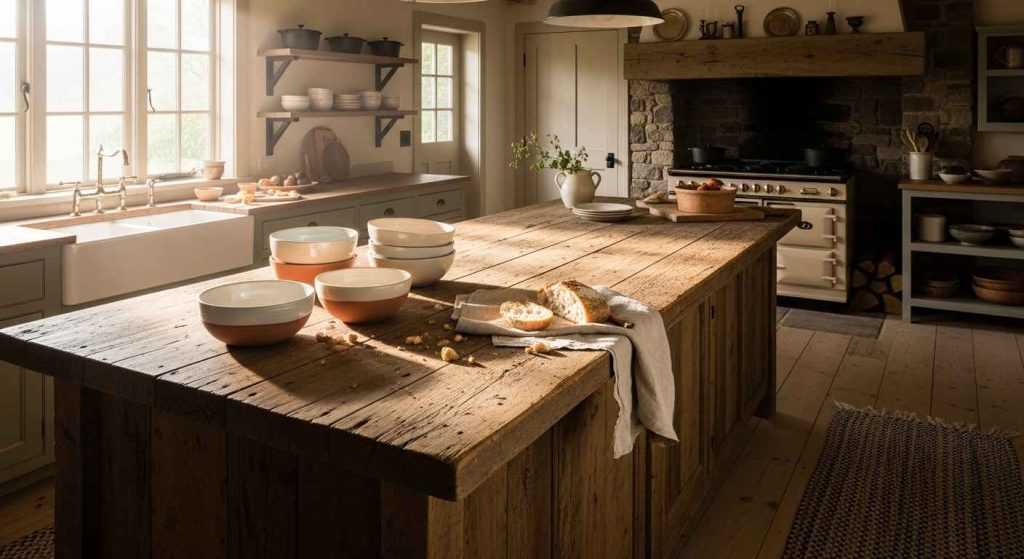 23 Charming Rustic Kitchen Island Ideas That Warm Your Home