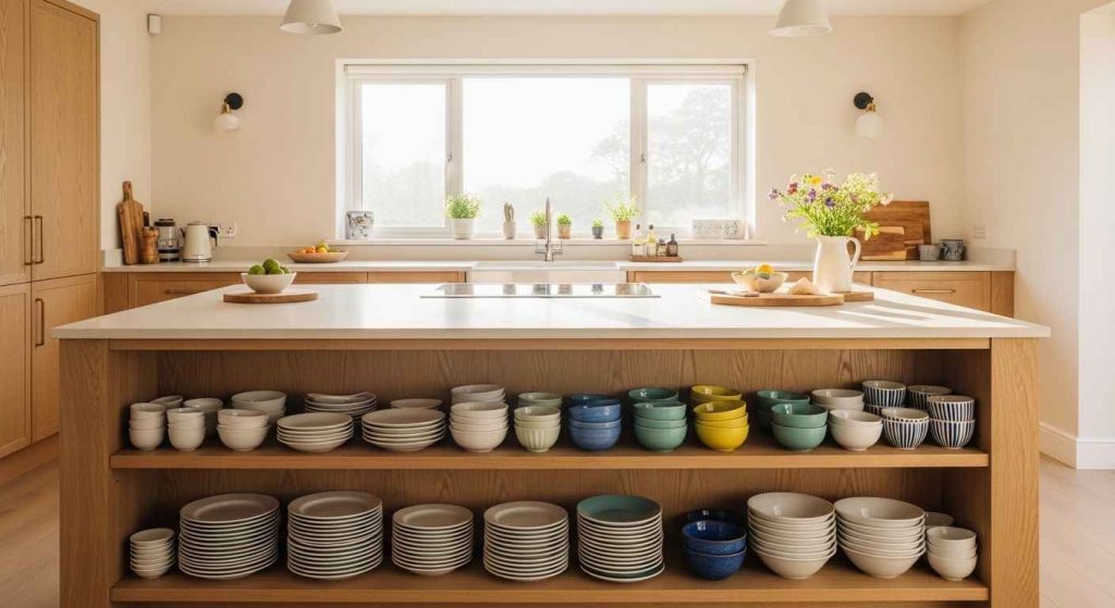 23 Cool Kitchen Island Shelving Ideas That Add Function