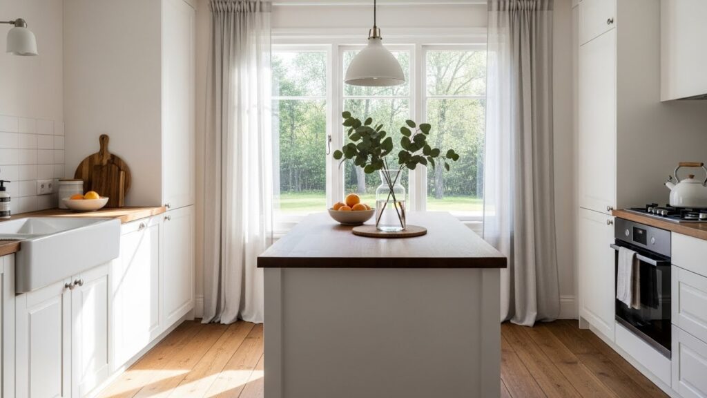 23 Cozy White Kitchen with Wood Floor Ideas That Feel Warm