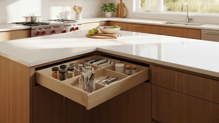 23 Useful Kitchen Island Corner Ideas That Reduce Waste Space