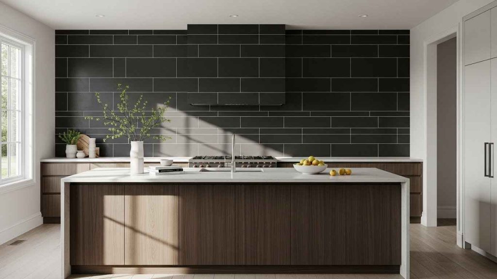 24 Eye Catching Kitchen Island Feature Wall Ideas That Add Style