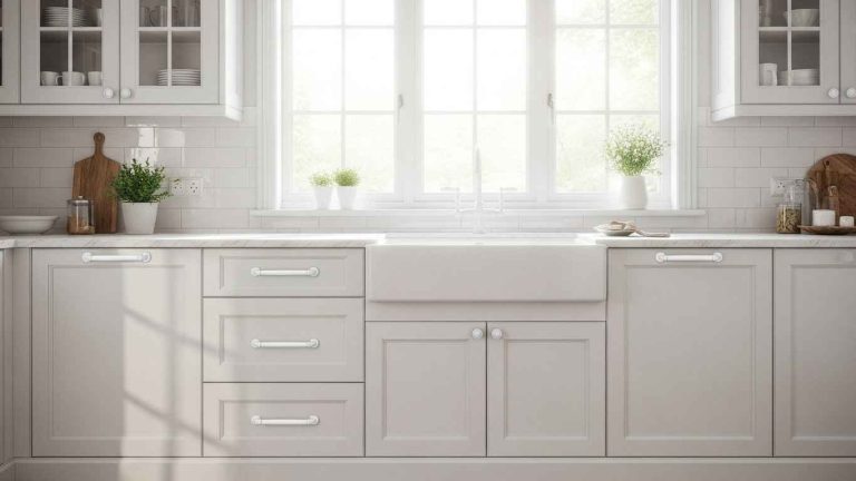 24 Stylish White Kitchen Hardware Picks That Add Detail