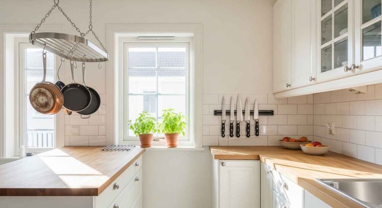 24 handy tiny kitchen racks ideas that add storage