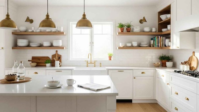 25 Cool White Kitchen Blend Ideas That Add Interest 245 25 Cool White Kitchen Blend Ideas That Add Interest