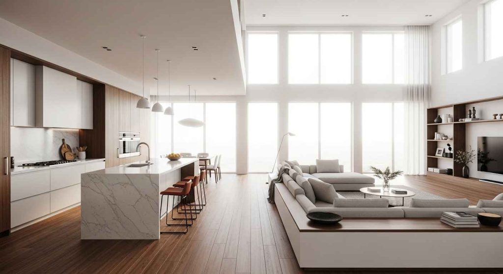 25 Modern Open Concept Ideas That Feel Airy