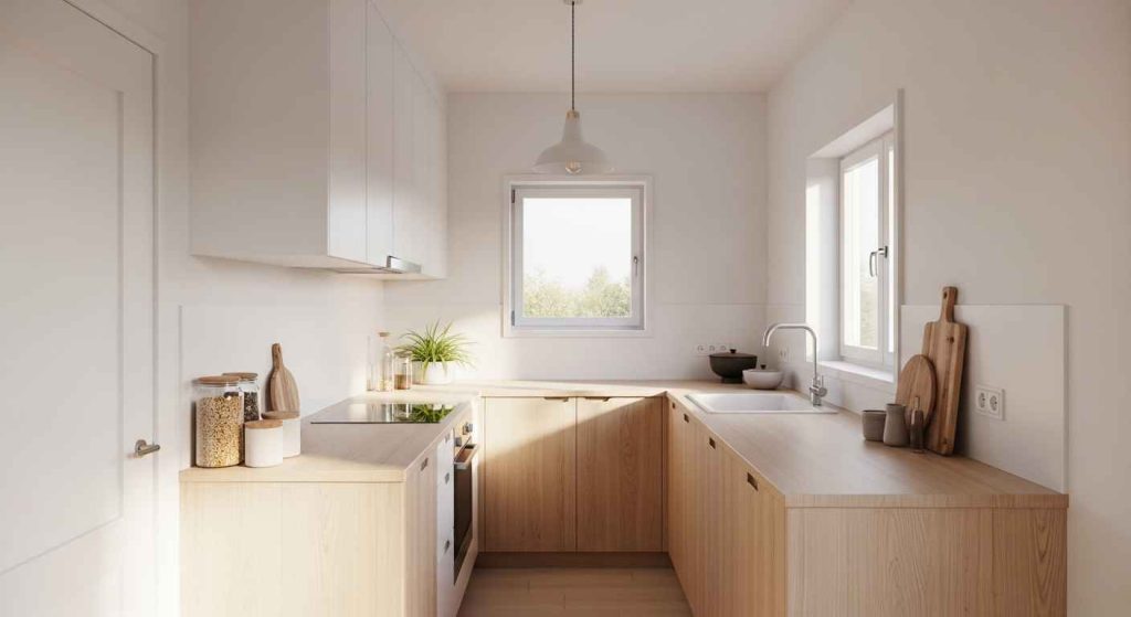25 clean minimalist tiny kitchen ideas that calm the space