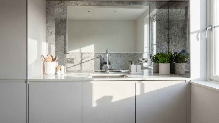 25 clever tiny kitchen mirror ideas that make space feel bigger