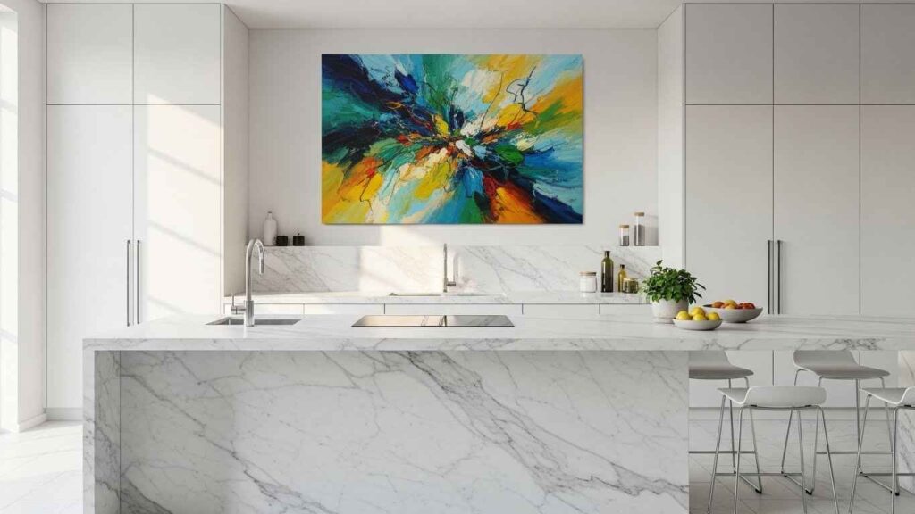 26 Eye Catching Modern Kitchen Art Pieces That Add Character