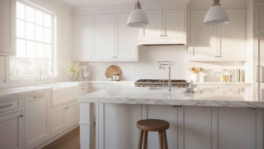 26 Lovely White Kitchen Decor Ideas That Boost Style