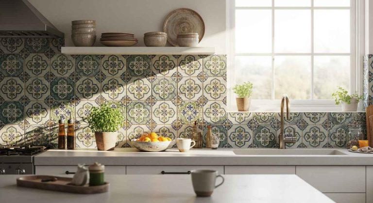 26 patterned encaustic tile backsplash ideas that look artistic 185 26 patterned encaustic tile backsplash ideas that look artistic