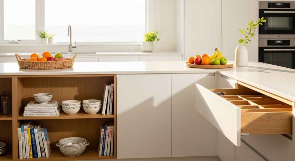 27 Clever Kitchen Island Storage Ideas That Clear Clutter
