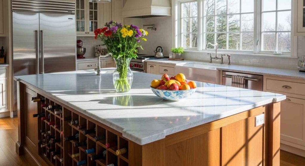 27 Fun Kitchen Island Wine Rack Ideas That Improve Hosting