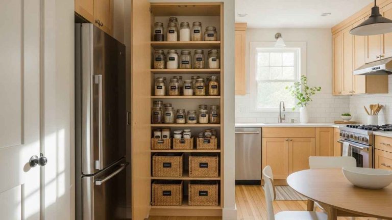27 smart tiny kitchen pantry ideas that add storage
