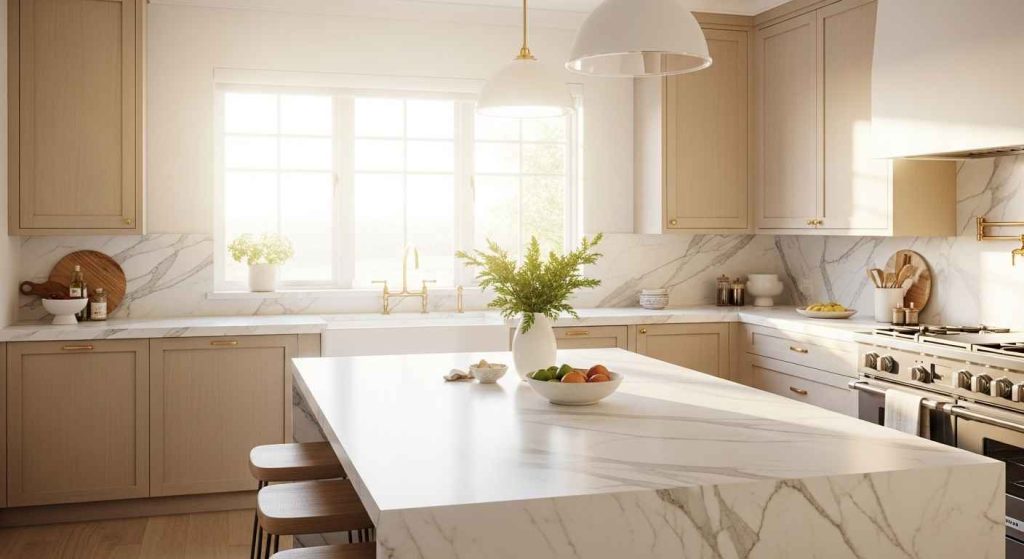 28 Elegant White Marble Kitchen Ideas That Elevate Style