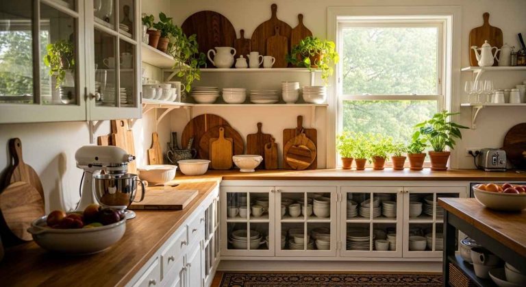 28 lovely kitchen cabinet display ideas that show personality