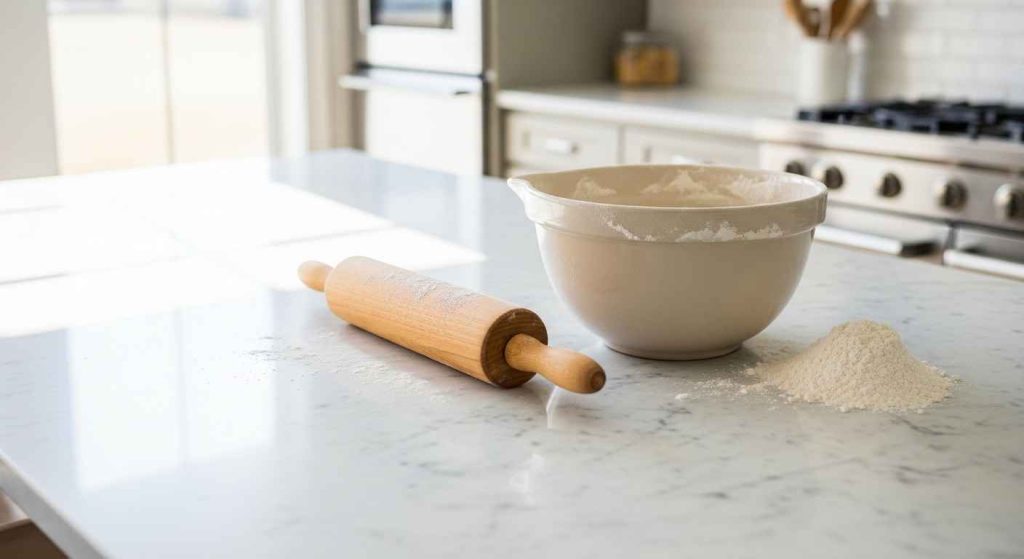 A Baker's Dream Marble-Topped Station