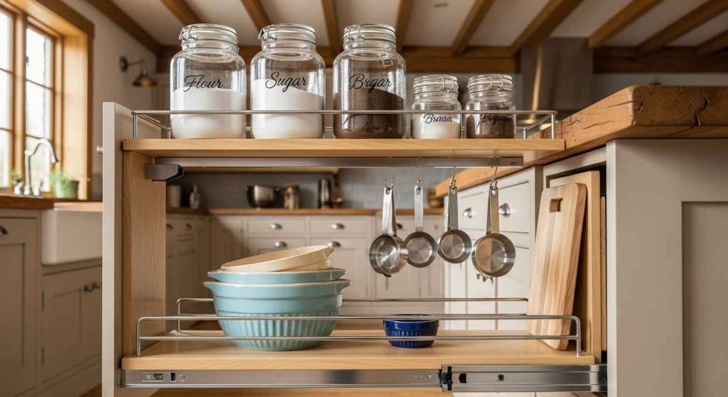 A Baking Station Pull-Out