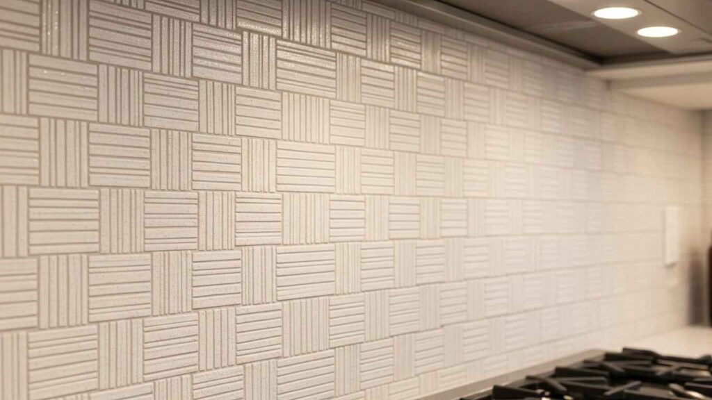 A Basketweave Tile Accent