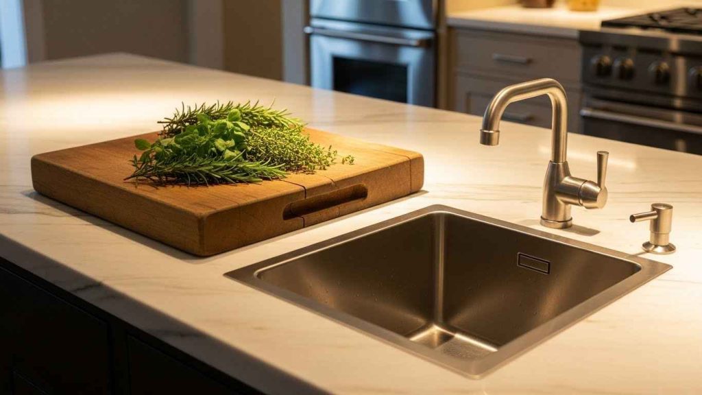 A Built-In Prep Sink