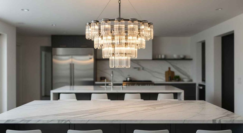 A Centered Chandelier Statement