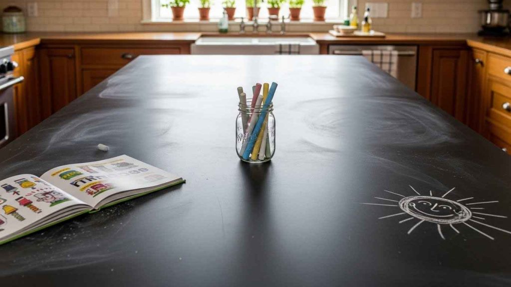 A Chalkboard Top Island