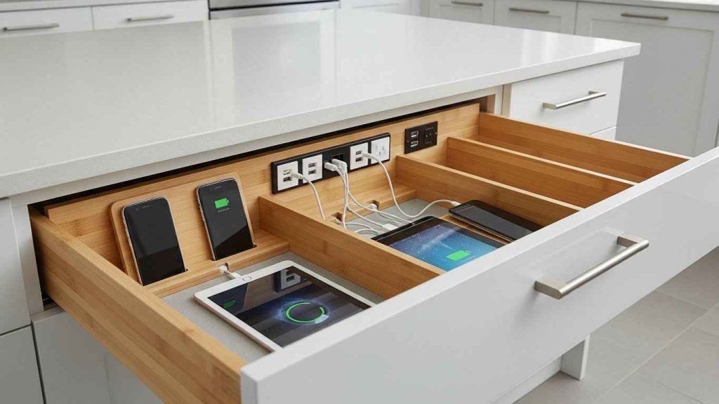 A Charging Station Drawer