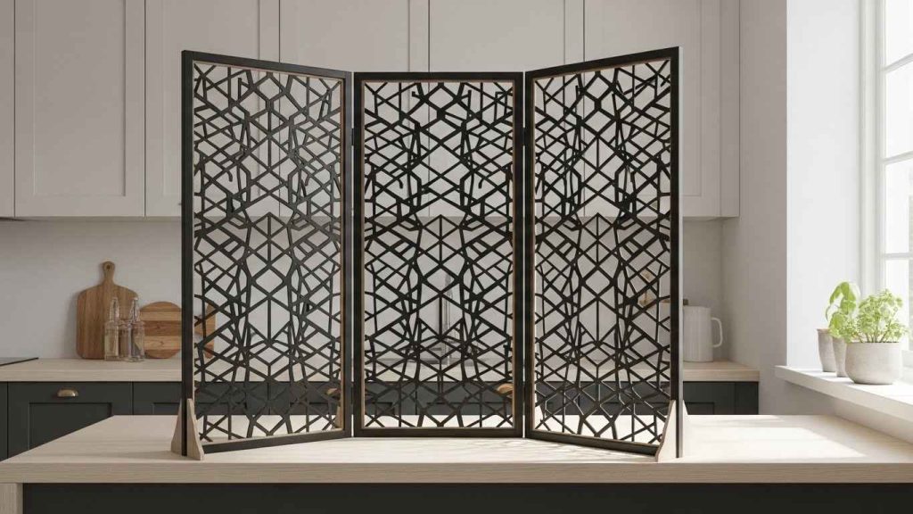 A Chic Freestanding Screen