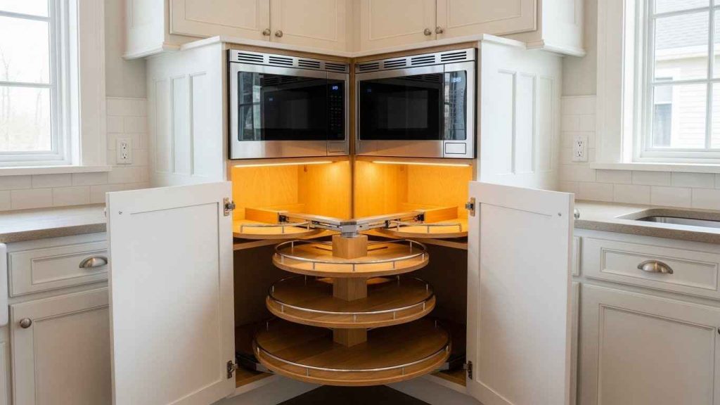 A Corner Cabinet Conversion