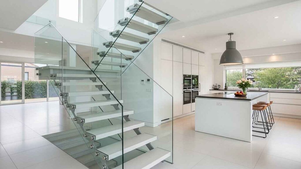 A Glass-Sided Staircase