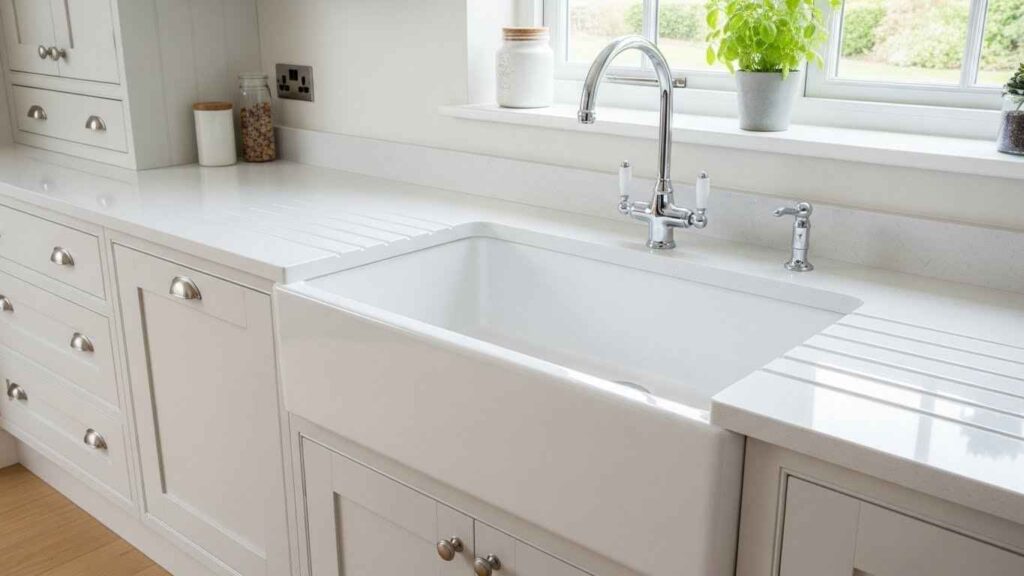 A Large Farmhouse Sink