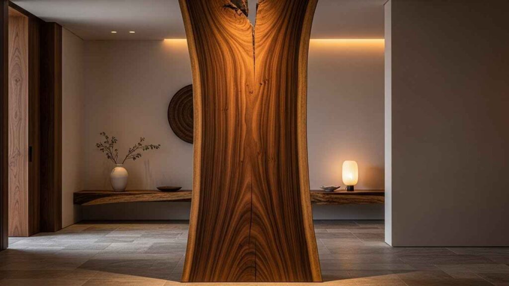 A Live-Edge Wooden Slab