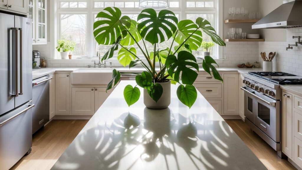 A Lush Monstera for a Tropical Vibe