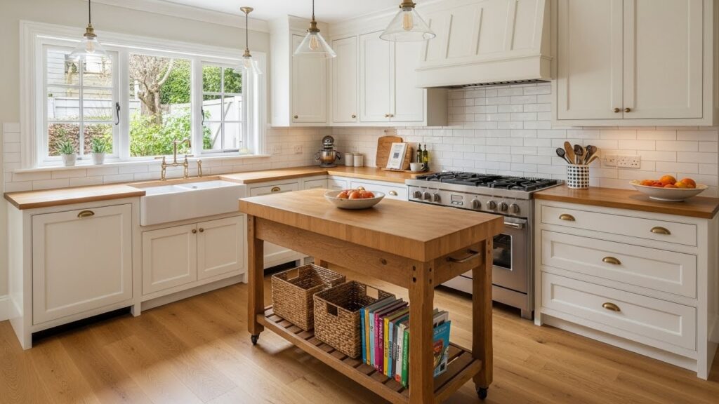 A Mobile Kitchen Island