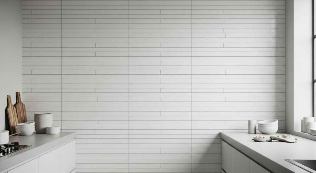 A Modern Spin on Subway Tile Backsplash