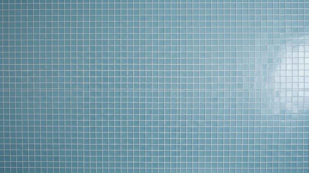 A Monochromatic Mosaic Glass Wall