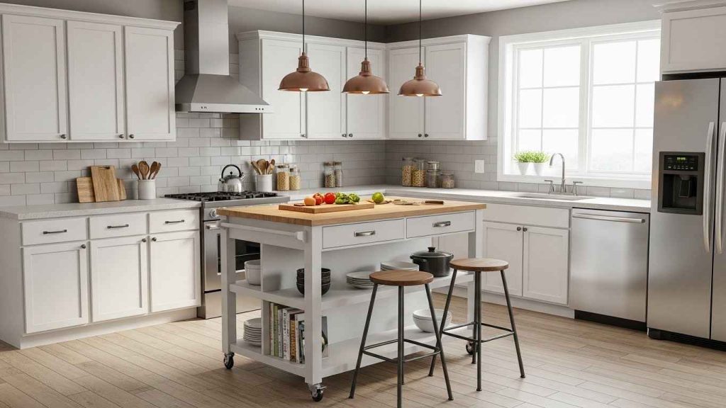 A Multi-Tasking Kitchen Island