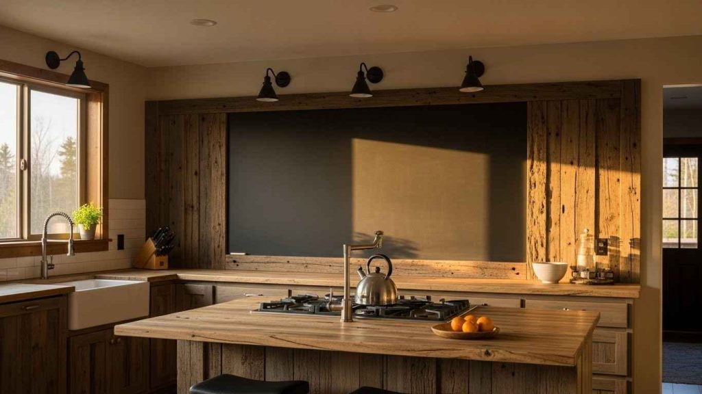 A Rustic Reclaimed Wood Chalkboard