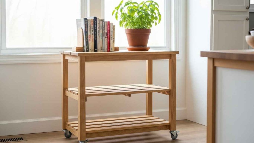 A Simple Shelf with Wheels