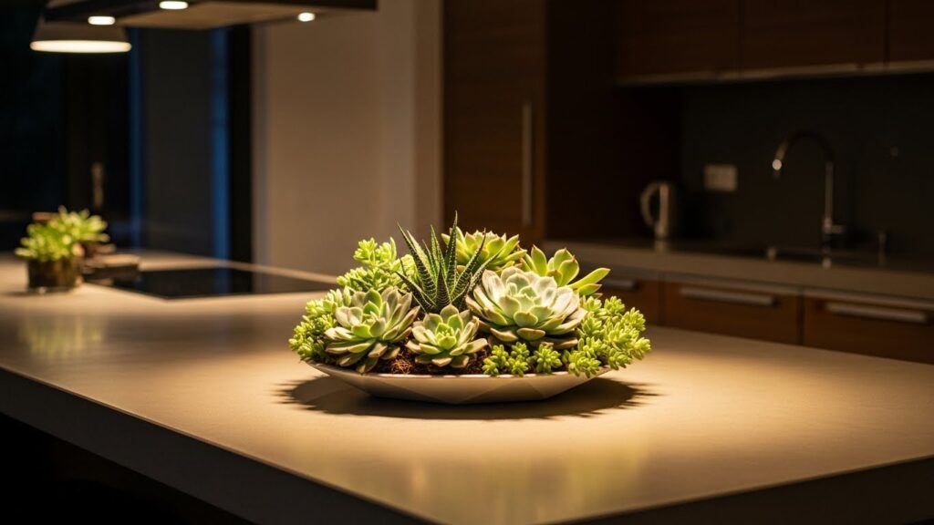 A Sleek, Modern Succulent Arrangement