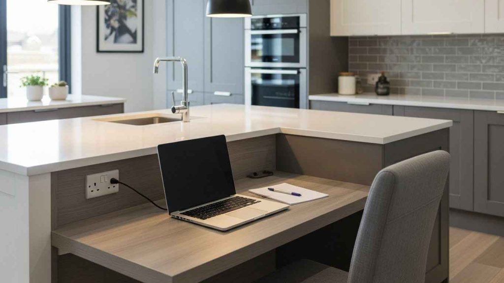 A Sleek and Modern Desk Workspace