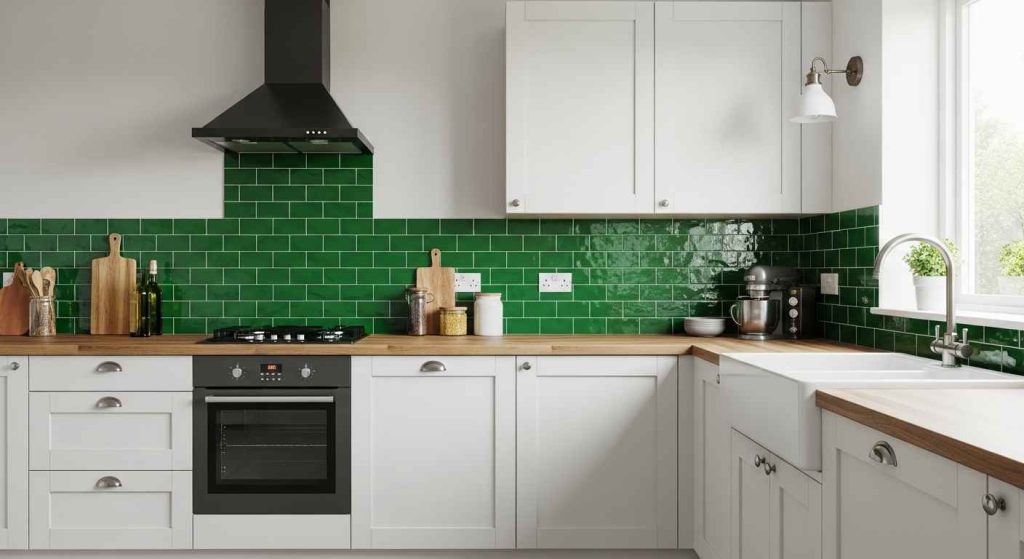 A Splash of Emerald Green