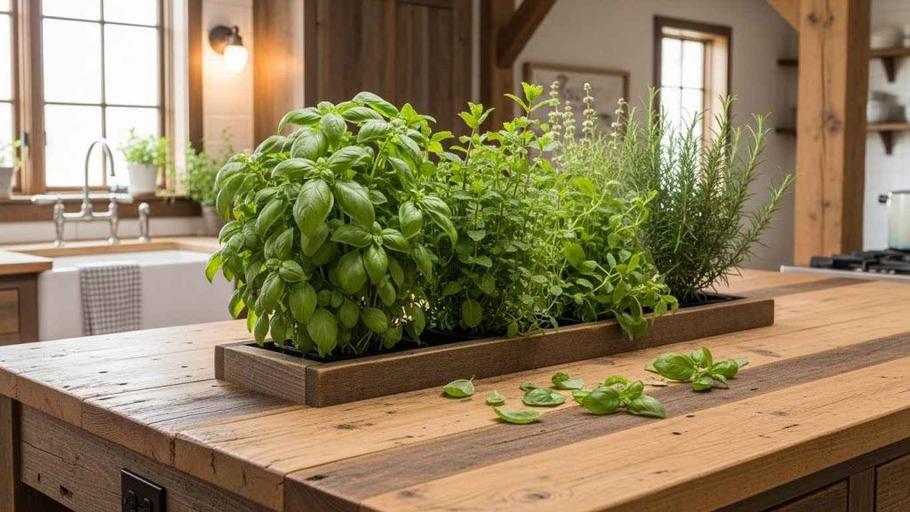 A Touch of Greenery with Herb Planters