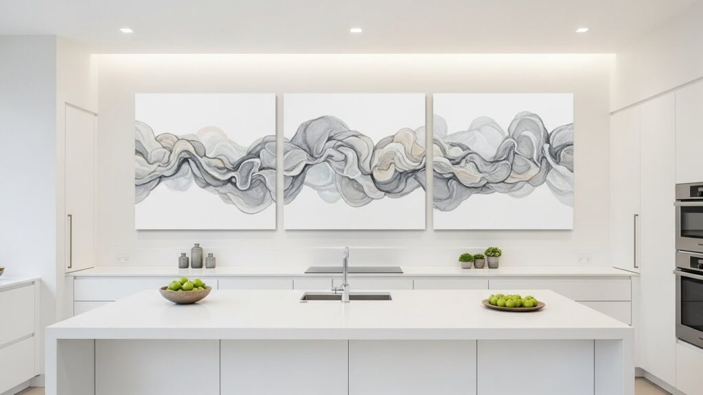 A Triptych of Abstract Prints