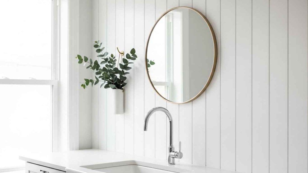 Accent Wall with Shiplap or Paneling